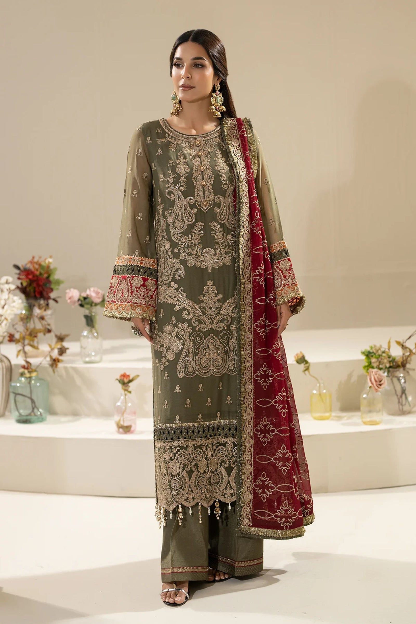 Latest Pakistani Wedding Suits 2025