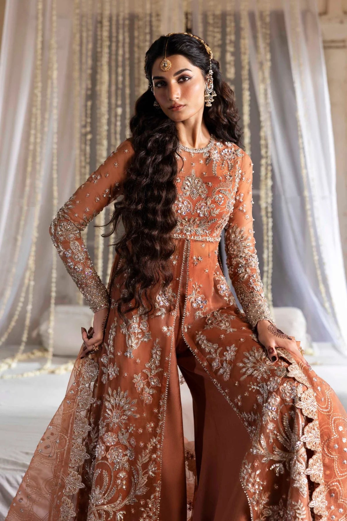 Pakistani Wedding Sharara Suits For Bridesmaids