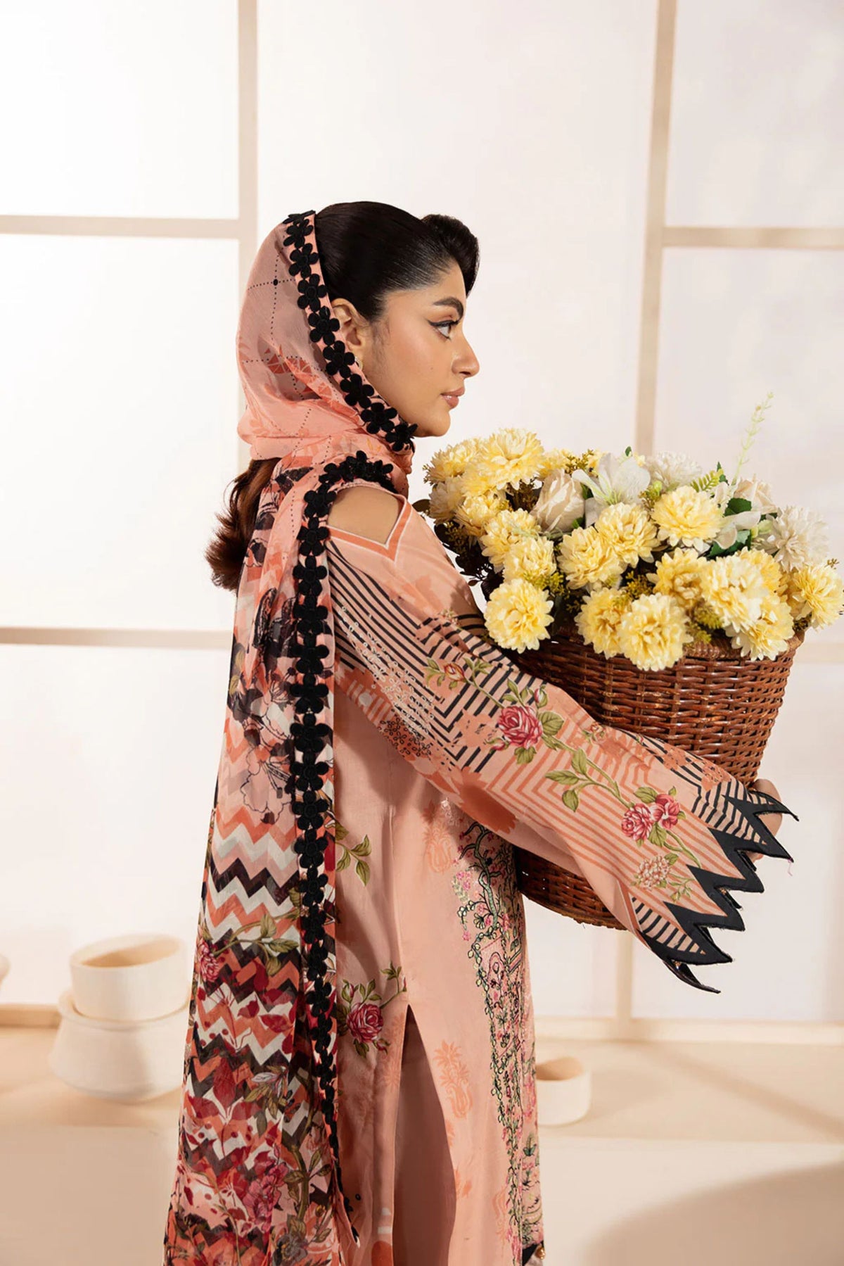 Traditional Pakistani Semi Formal Suits 
