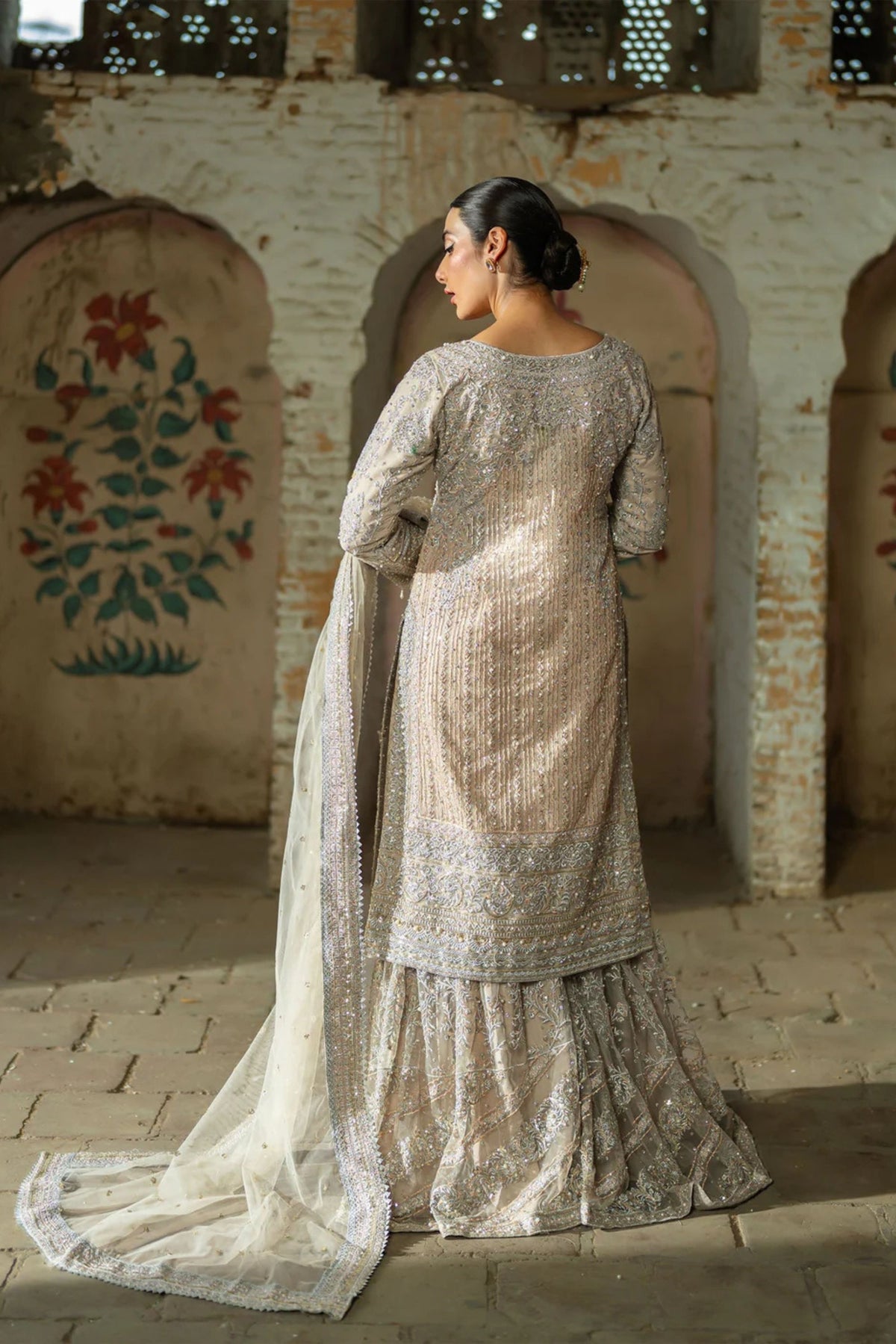 Pakistani Wedding Gharara For Ladies