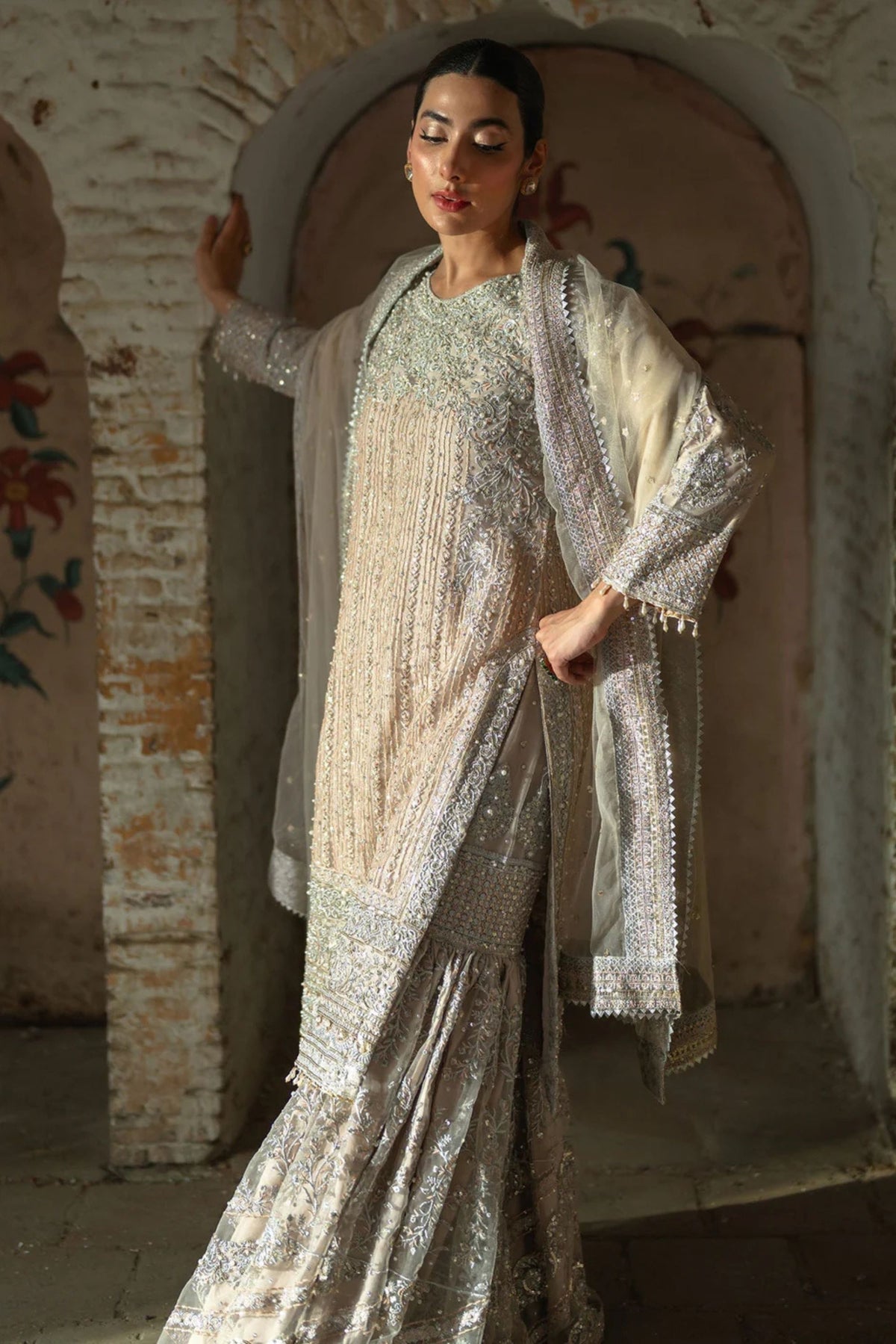Pakistani Wedding Gharara For Ladies