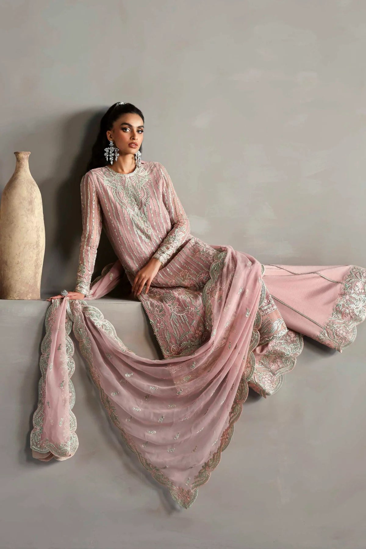 Pakistani Wedding Sharara Suits In UK