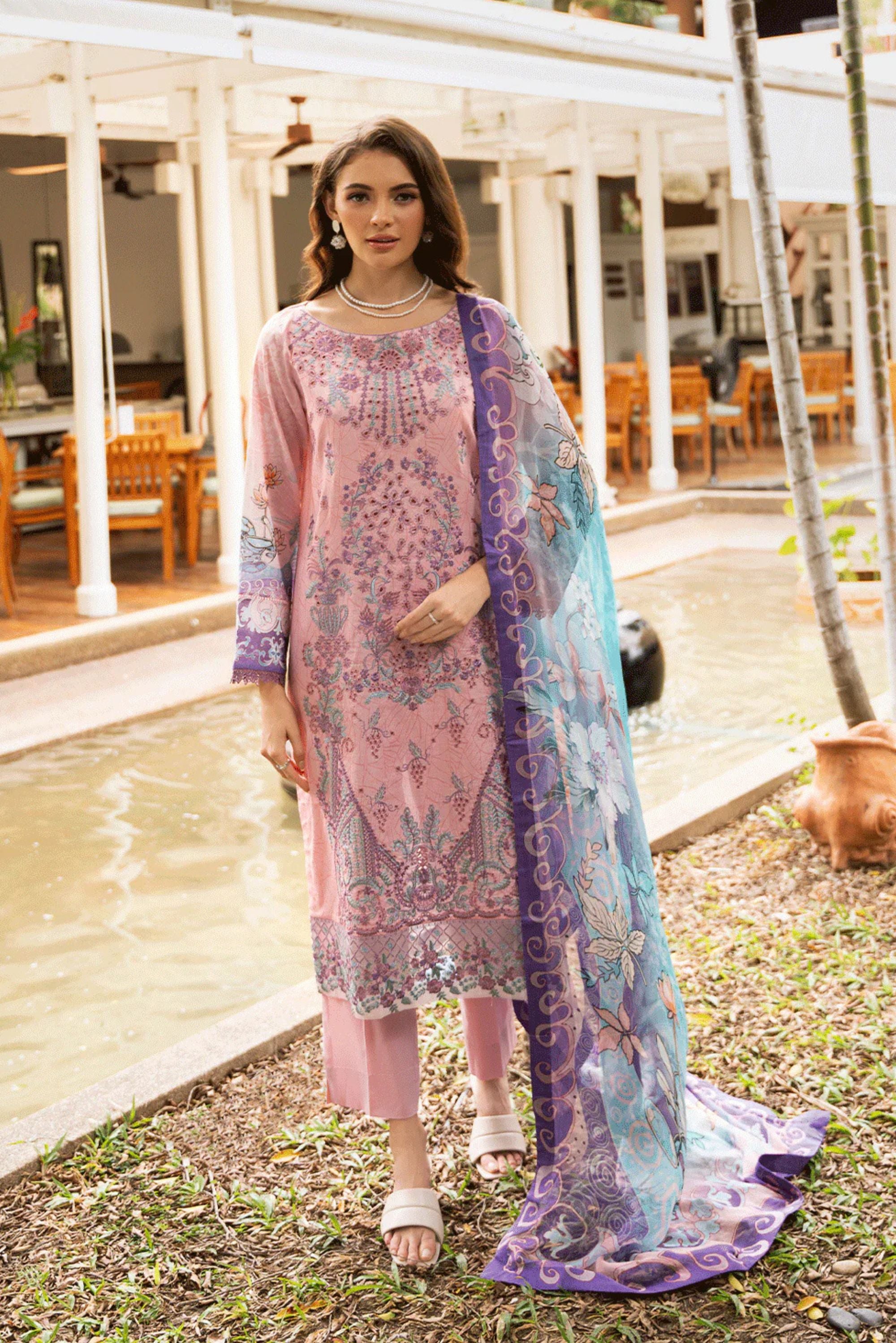 Pakistani Eid Lawn Suits For Women