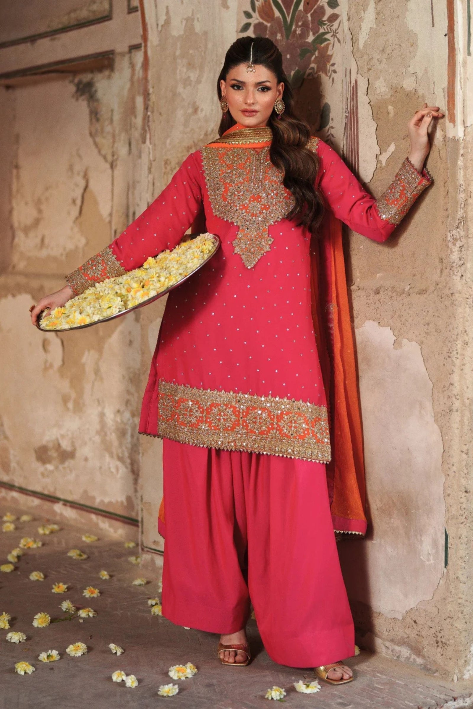 Pakistani Mehndi Night Outfit