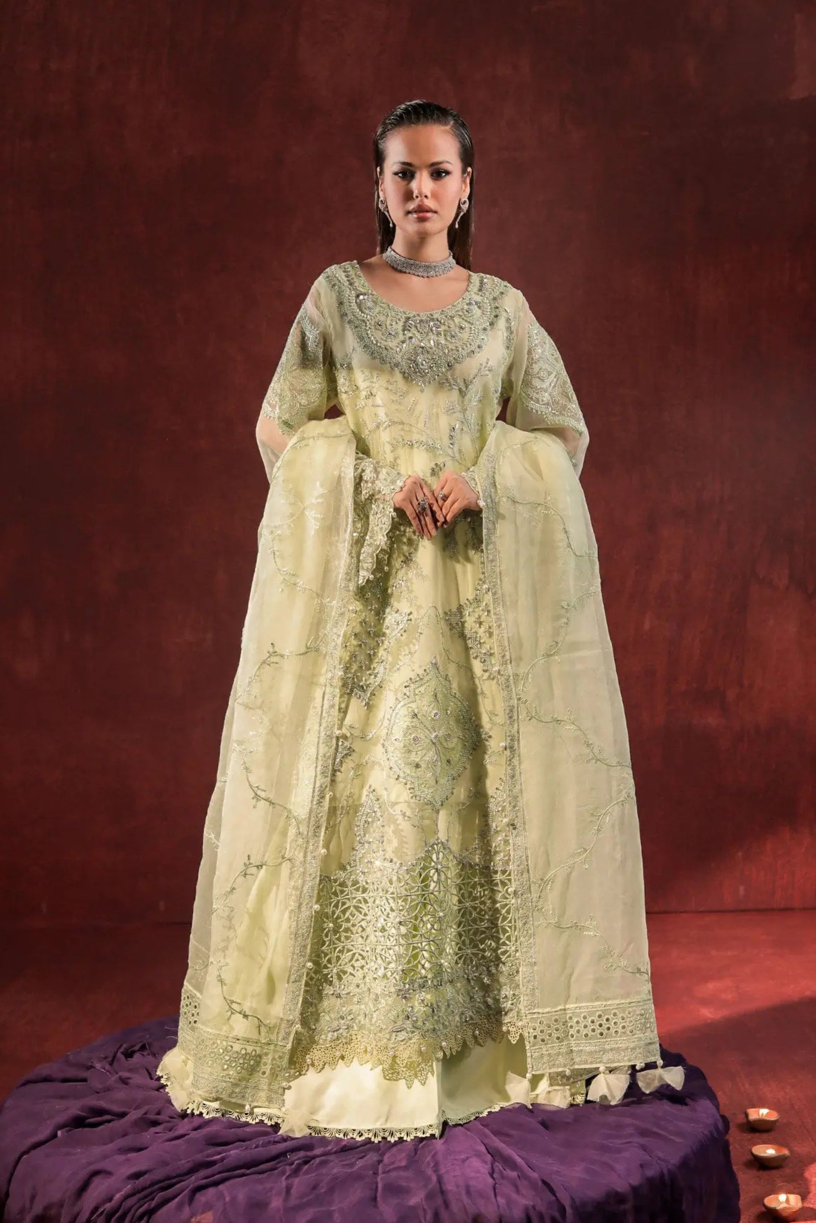 Wedding Guest Mehndi Night Dress