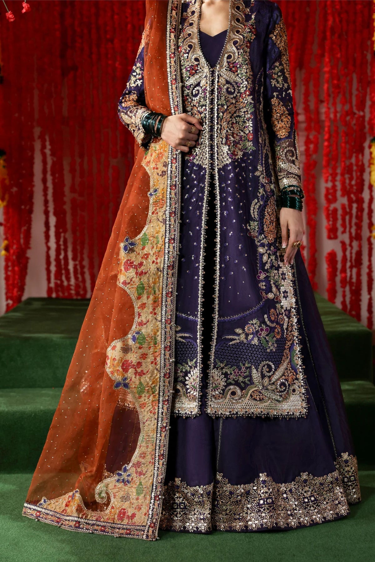 Pakistani Wedding Sharara Suits For Dholki Night