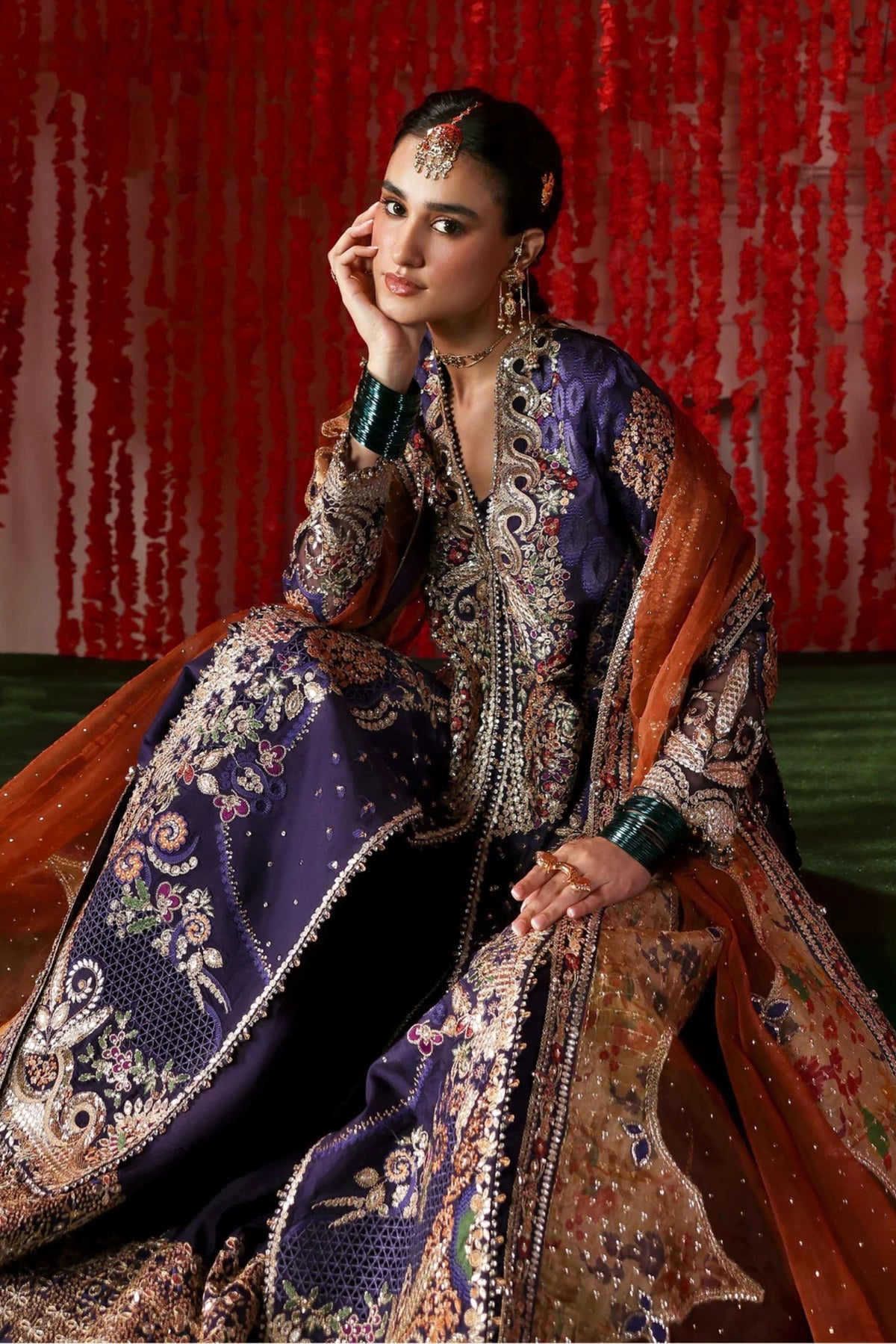 Pakistani Wedding Sharara Suits For Dholki Night