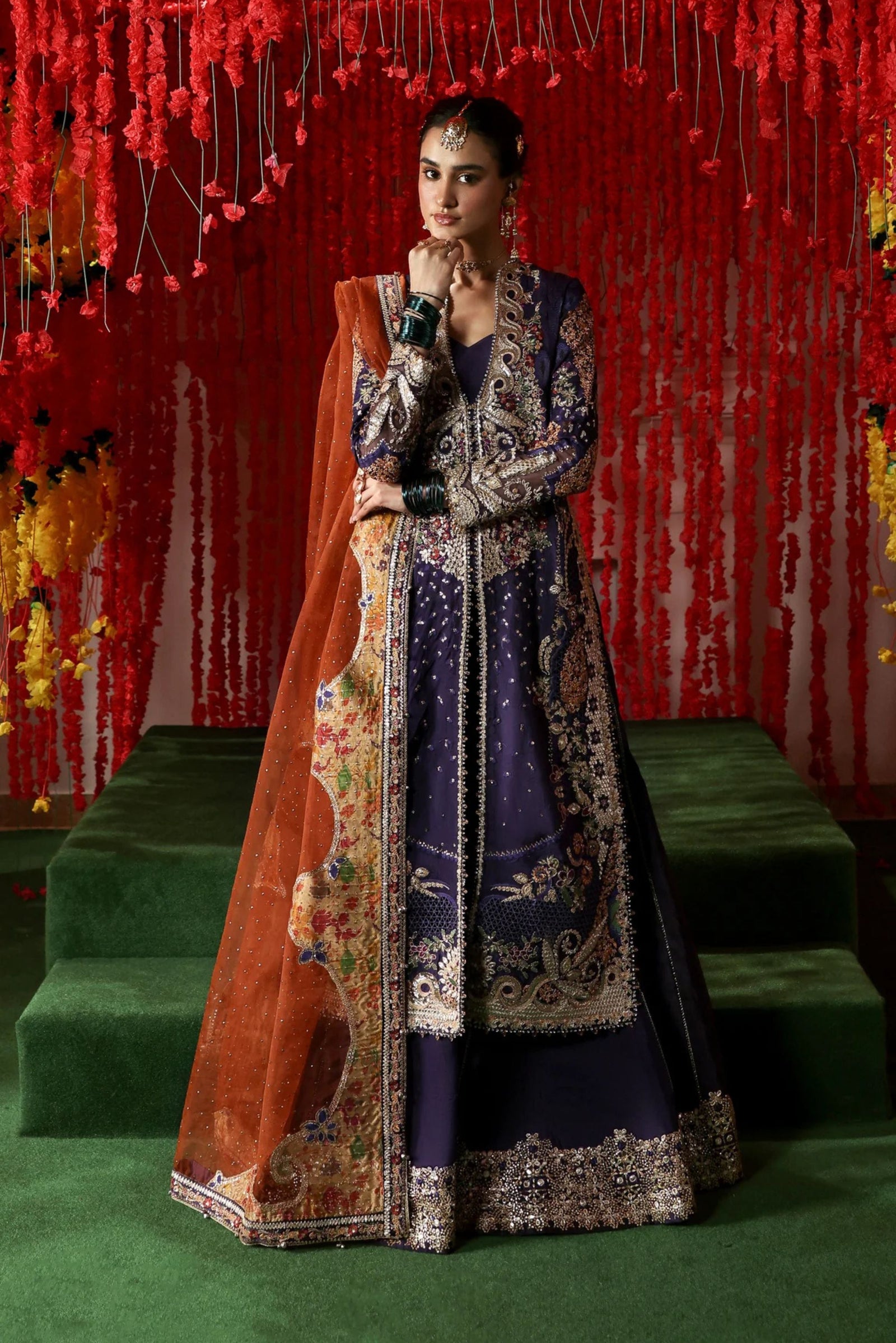 Pakistani Wedding Sharara Suits For Dholki Night