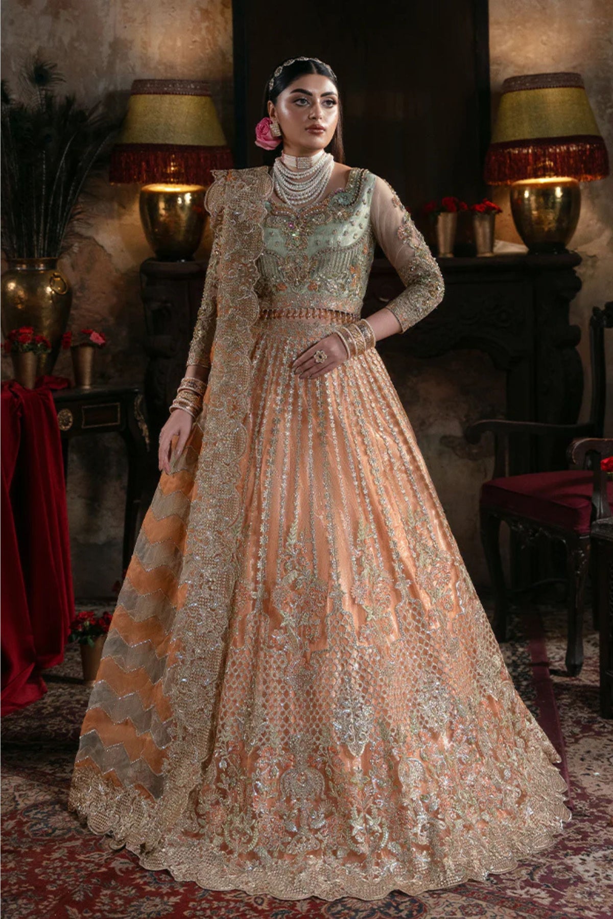 Dholki outfit for women – vibrant festive lehenga 2025