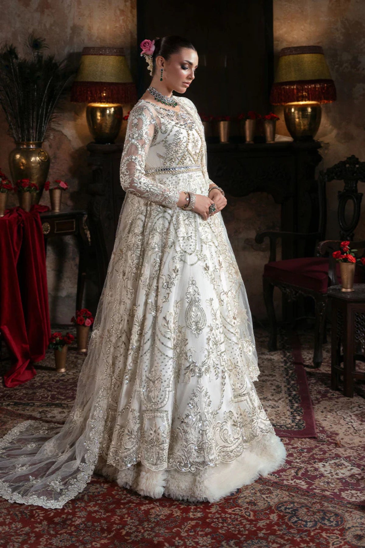 White nikah dress online