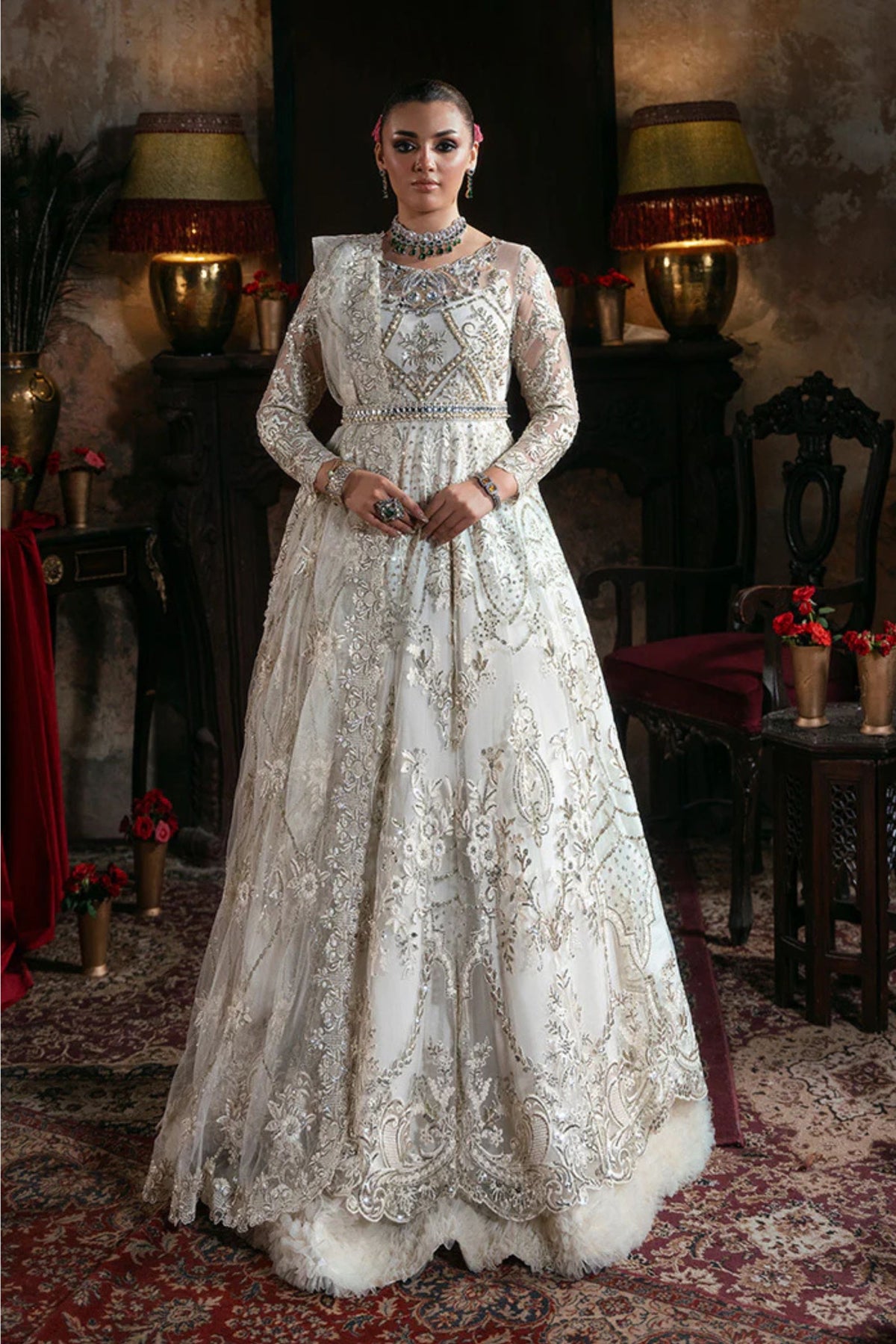 White nikah dress online