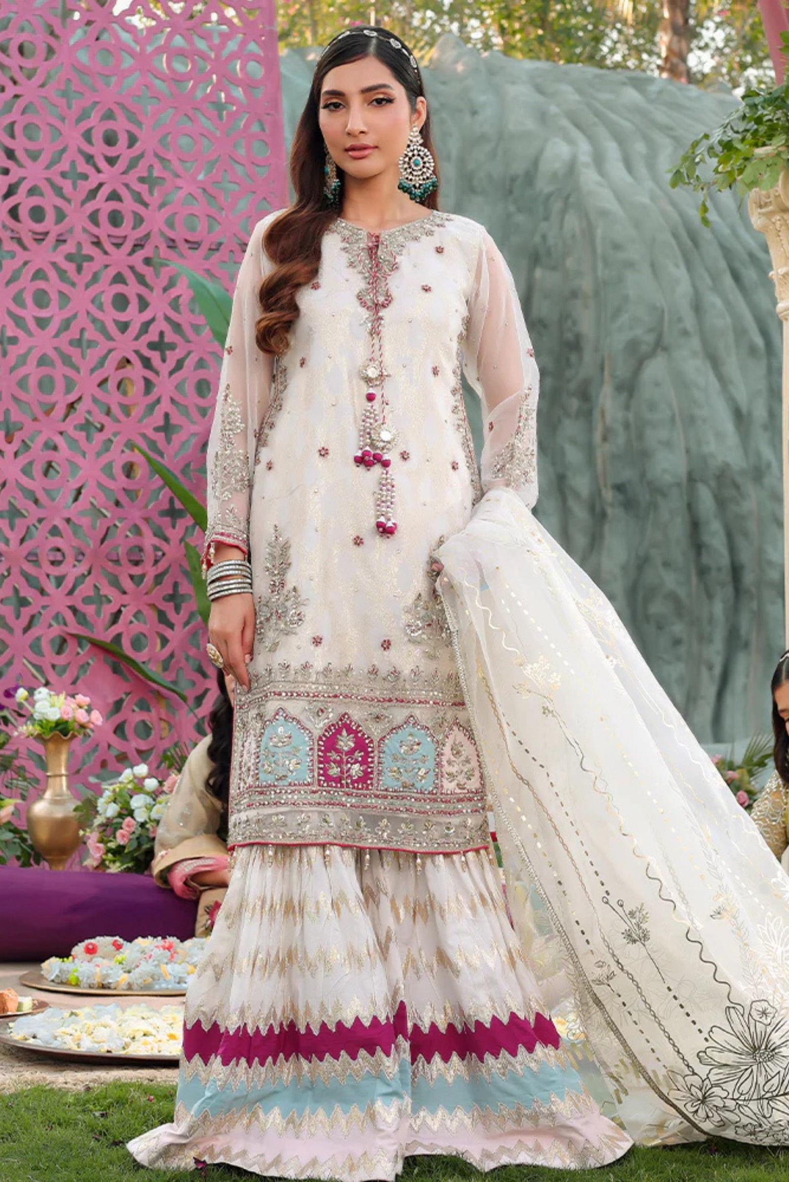 Pakistani Gharara Suit For Wedding In New Zealand