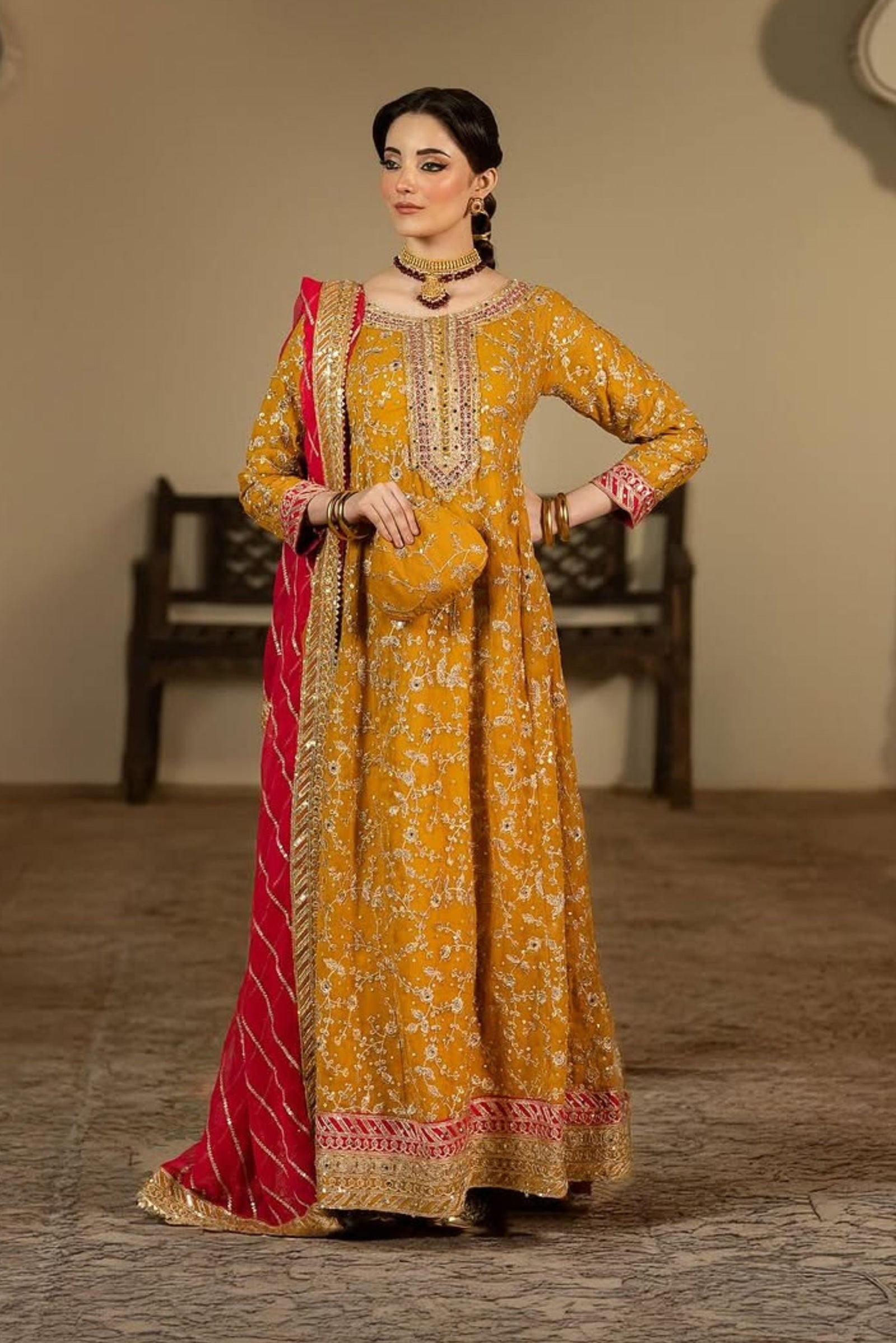 Mehndi Wear Bridal Outfits