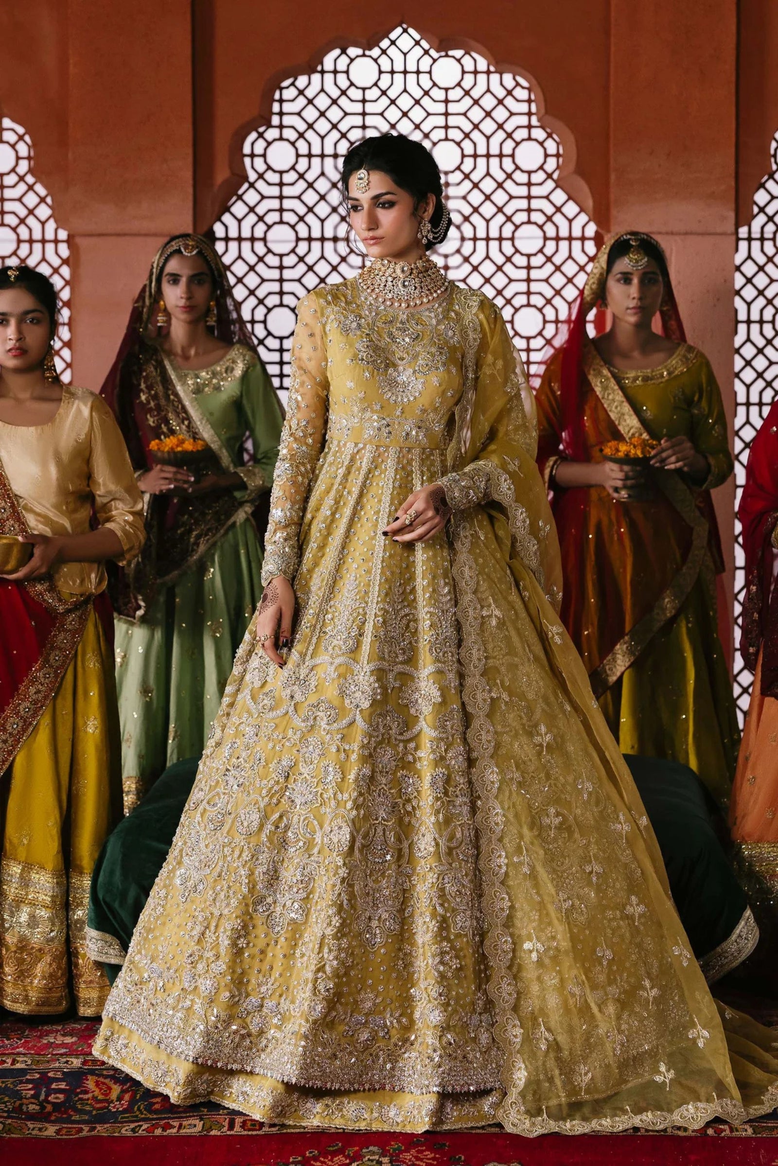 Pakistani Haldi Wear Anarkali Dresses In Sydney