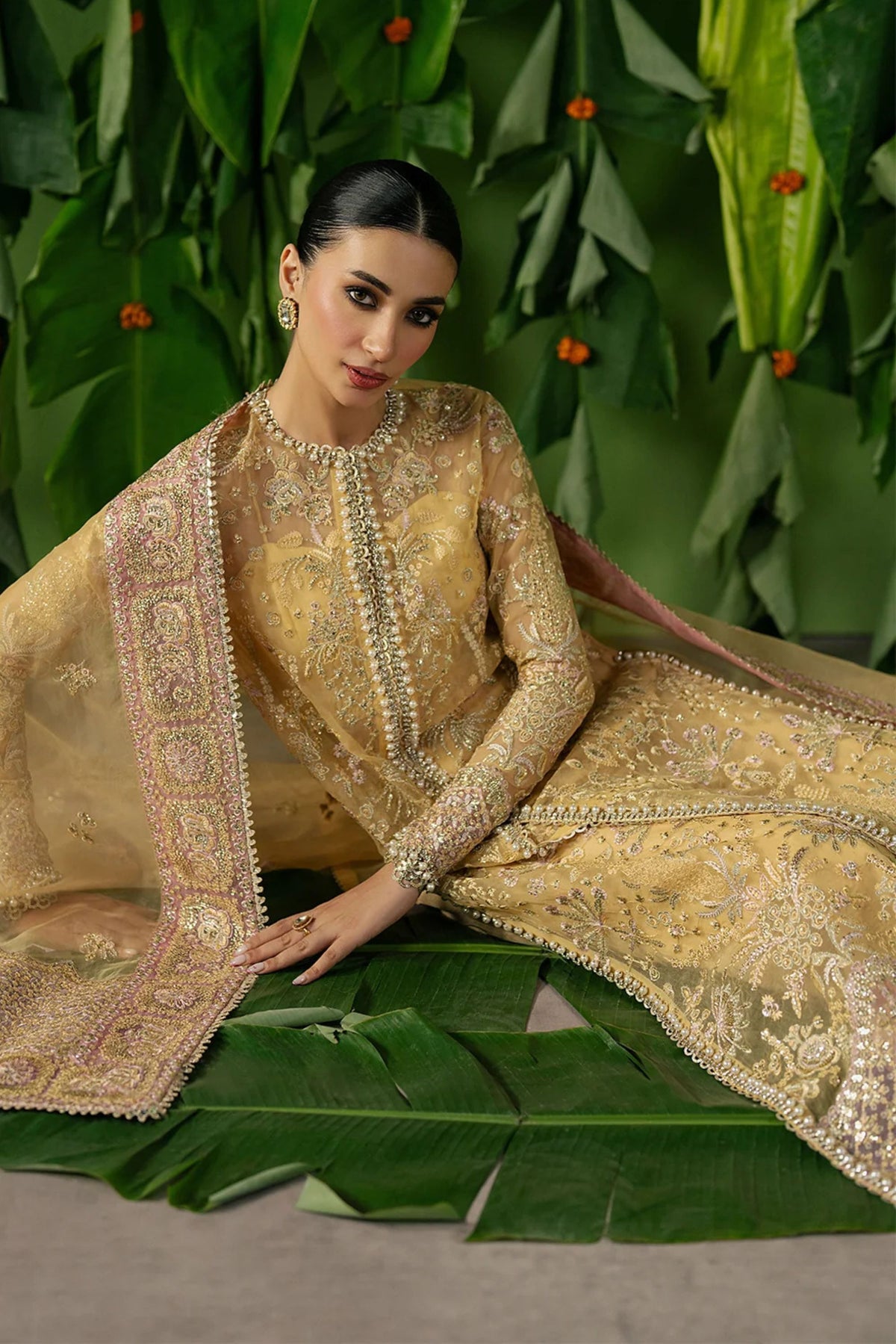 Fancy Wedding Wear Pakistani Outfits