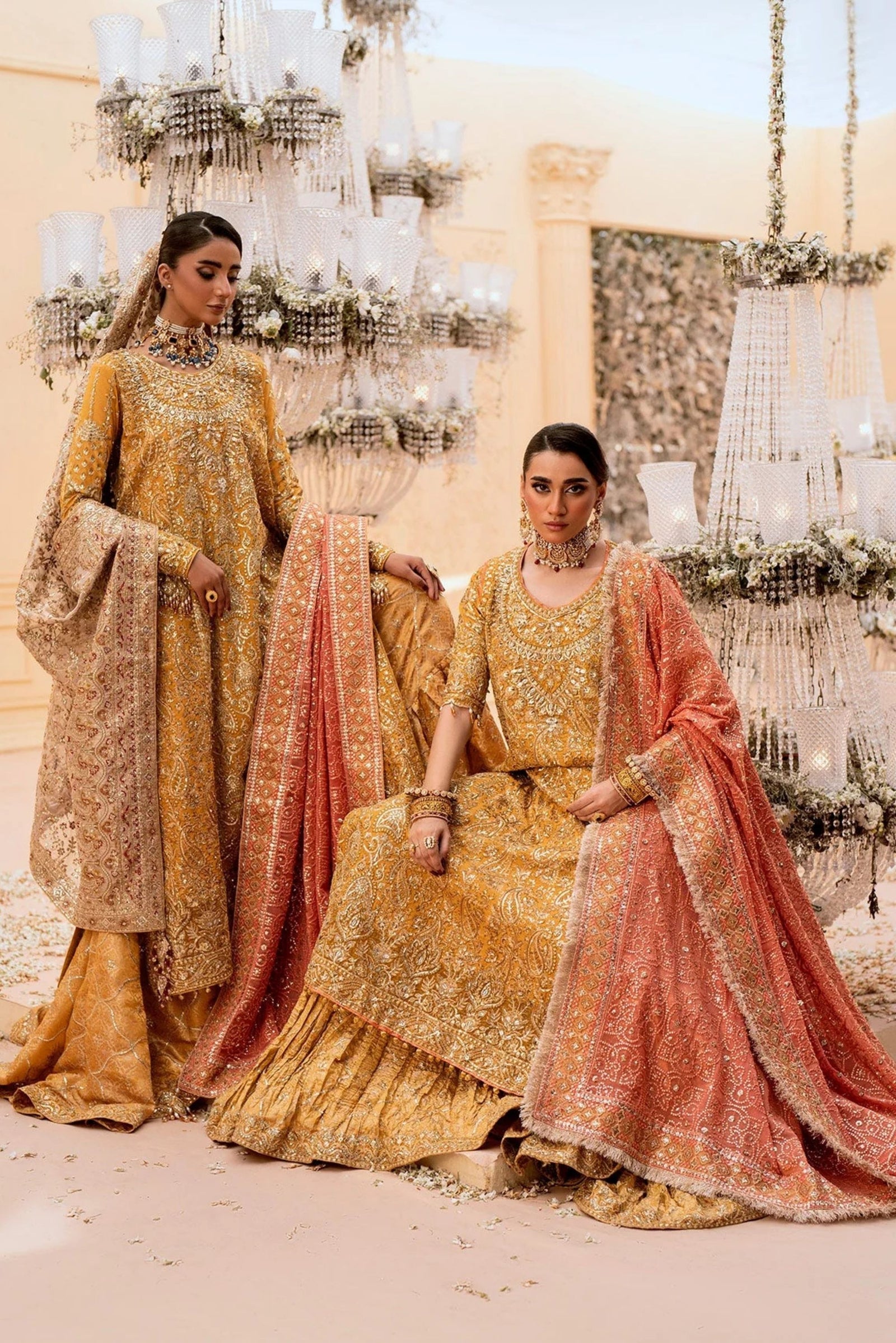 Pakistani Wedding Gharara Sharara Suits