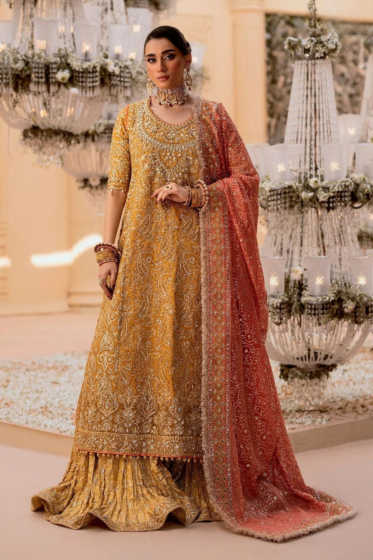 Pakistani Wedding Gharara Sharara Suits
