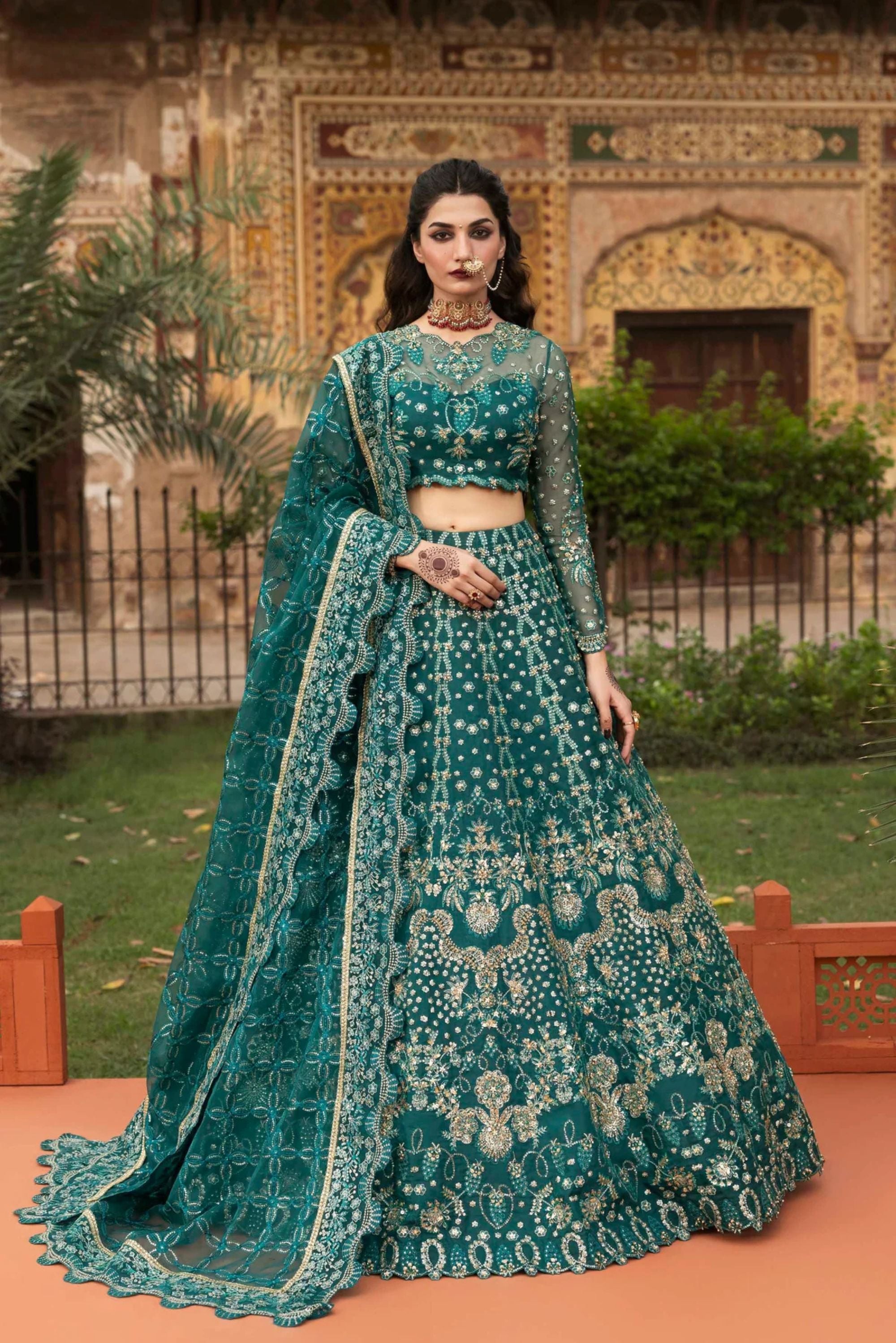 Mehndi Wear Lehenga For Brides In Australia