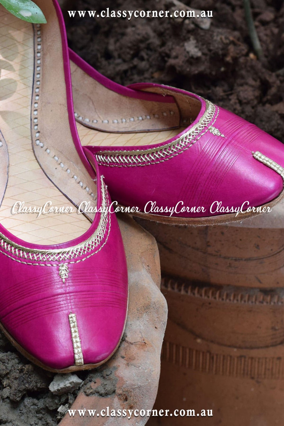 Pure Leather Khussa - Classy Corner