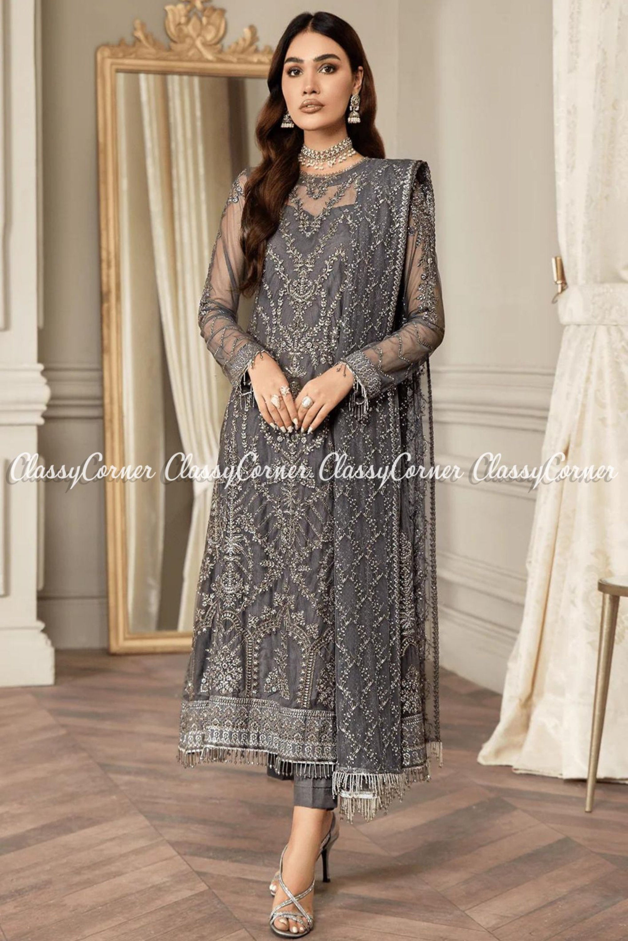 women's formal wear for pakistani wedding 