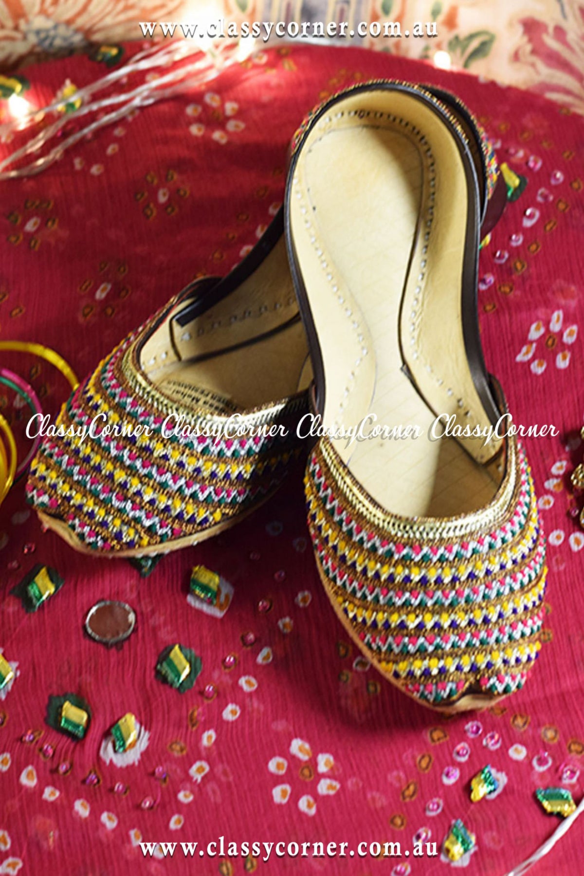 Multicolor Formal Khussa - Classy Corner